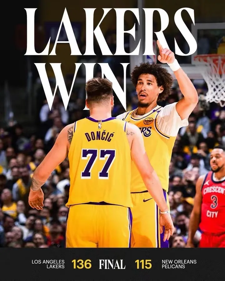 湖人大胜篮网继续取得胜利